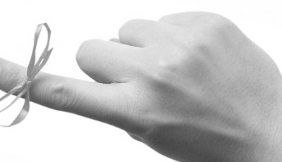 String on Finger