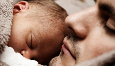 Dad and Baby Son